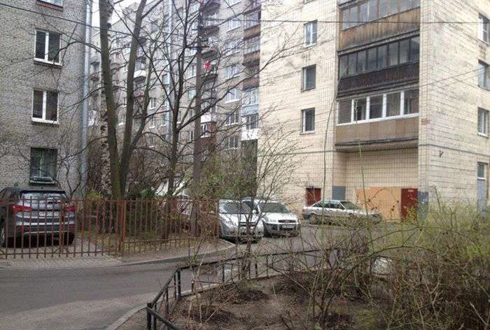Как житель Санкт-Петербурга обозначил «свое» место парковки