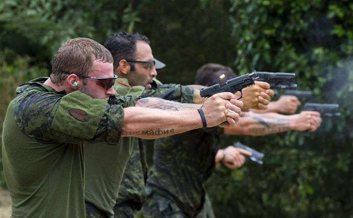 Интересная татуировка сотрудника канадского спецназа