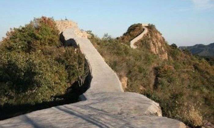 Участок Великой Китайской стены восстановили