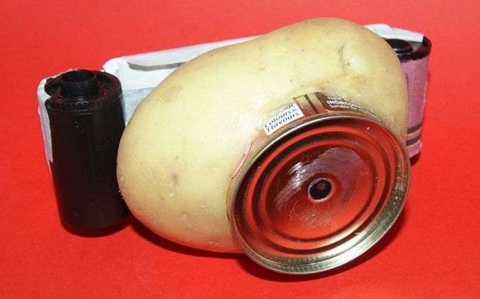 Фотограф собрал рабочую фотокамеру из картошки