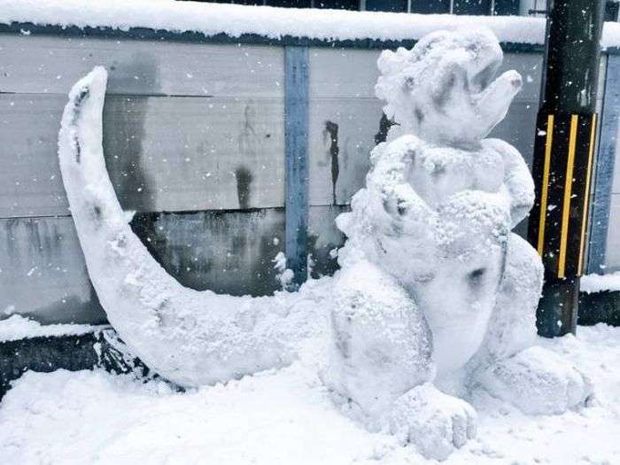 Японские снеговики