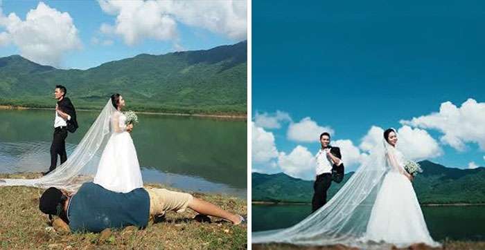 Как делают свадебные фото