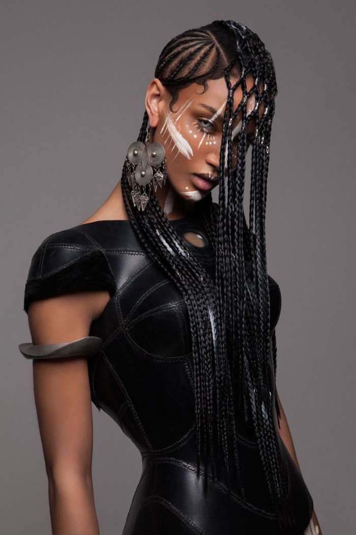 Поразительные афро-стрижки с конкурса парикмахеров