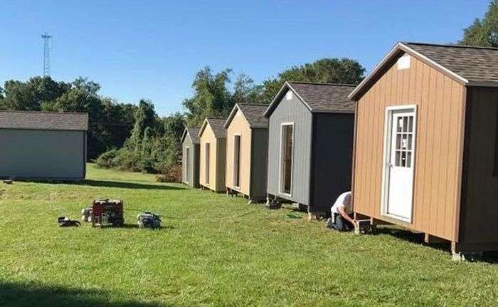 В США появилась деревня для бездомных ветеранов