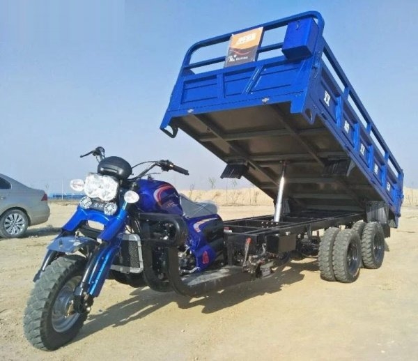 Китайская альтернатива грузовикам - мотоциклы-самосвалы