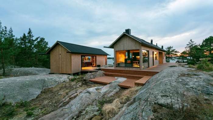 Дом финских дизайнеров на живописном острове