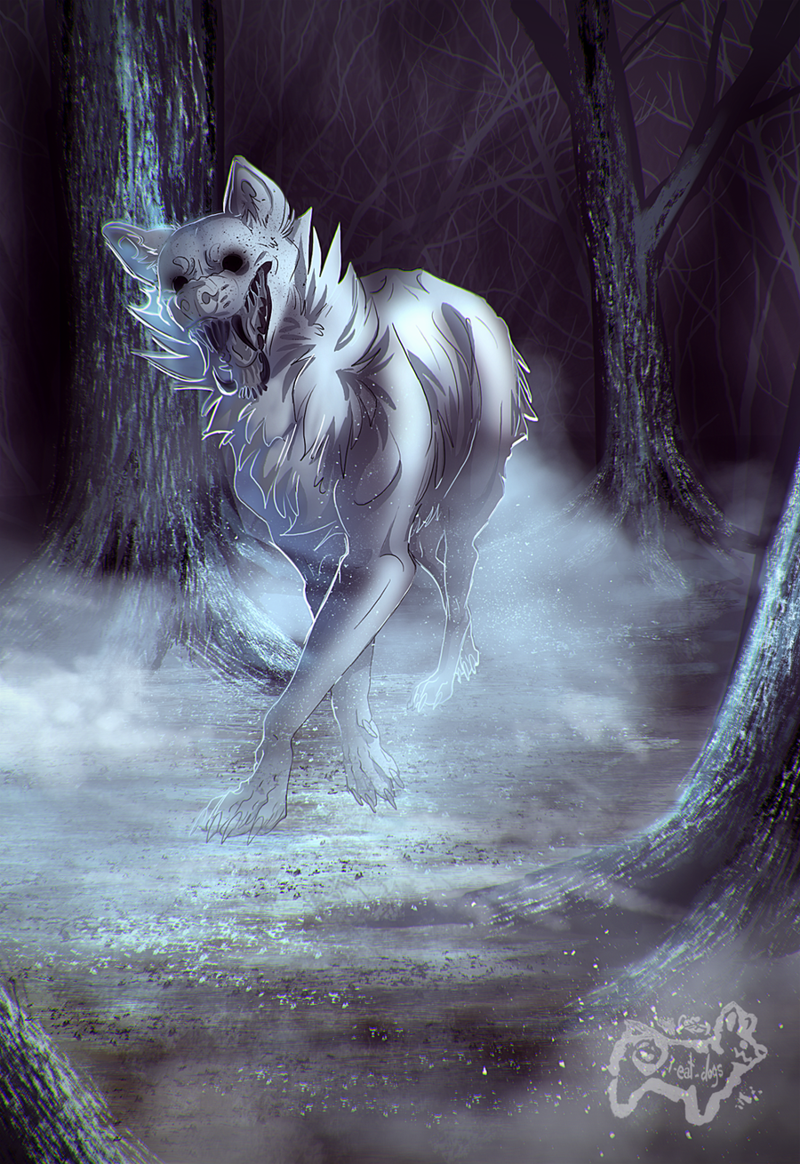Белый волк девиантарт