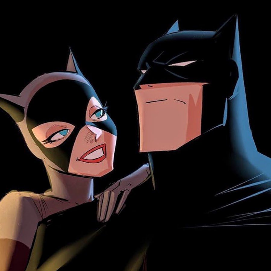 картинки бэтмен и женщина кошка любовь