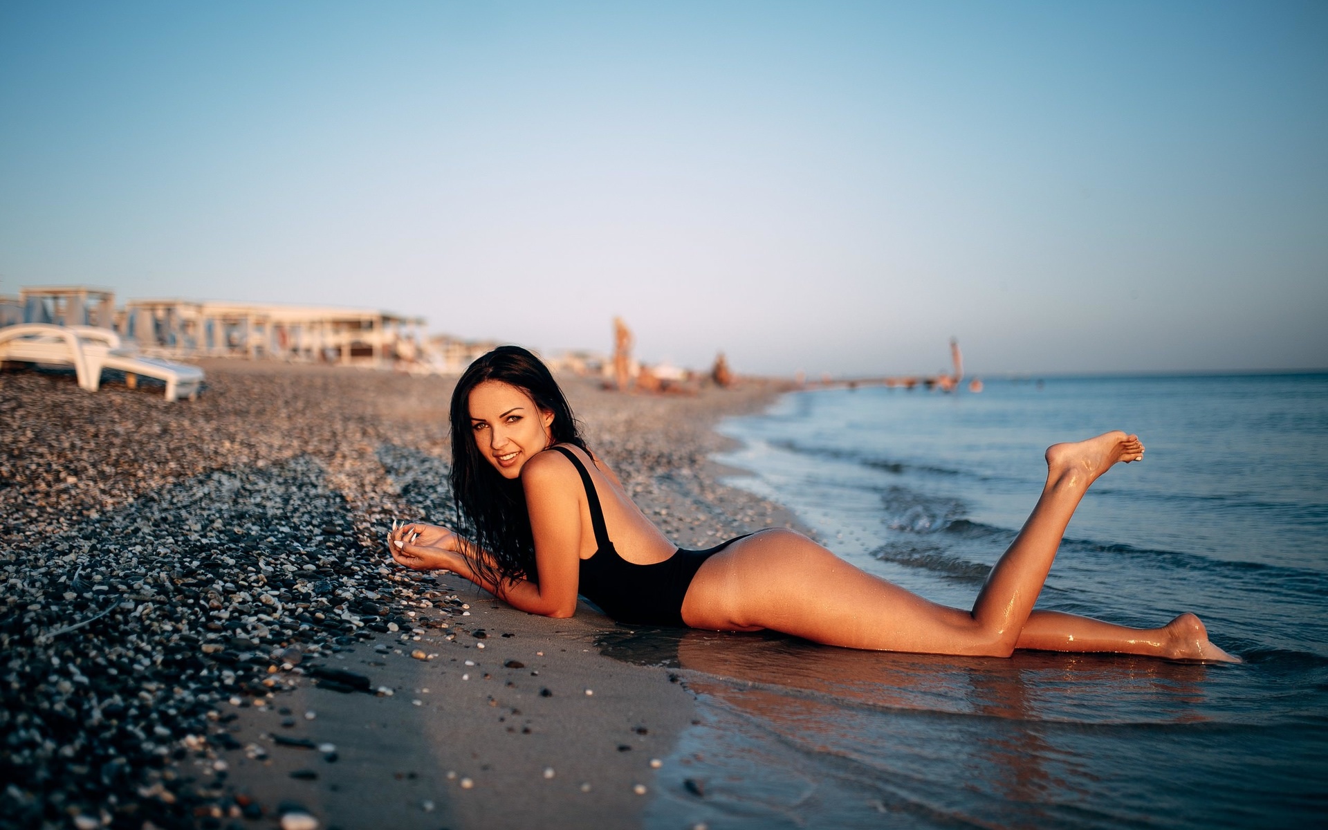 красивые фото на пляже девушек позы