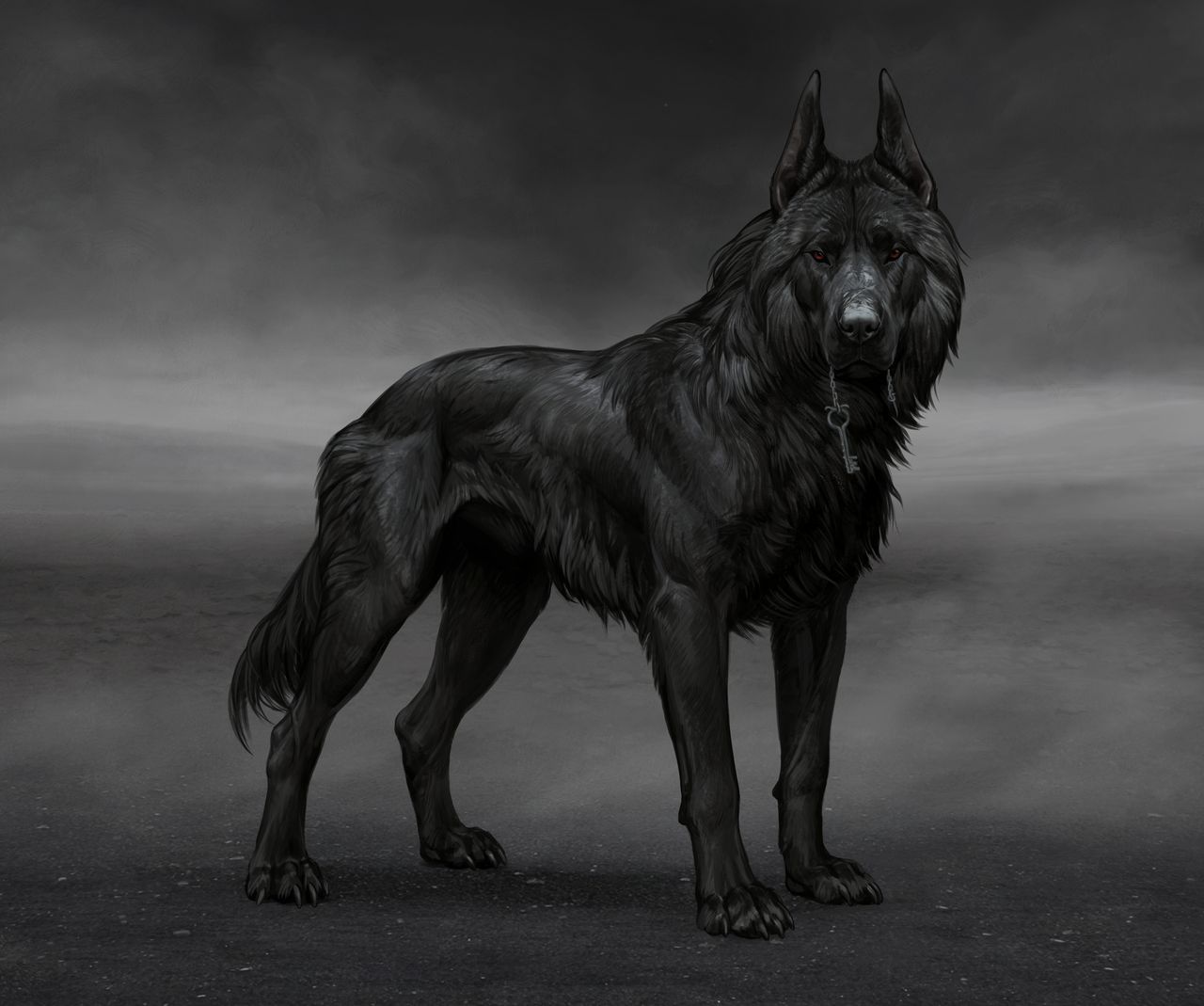Благородный черный пес. Ярчук собака мифология. Черная овчарка Сириус Блэк. Maria Zolotukhina.