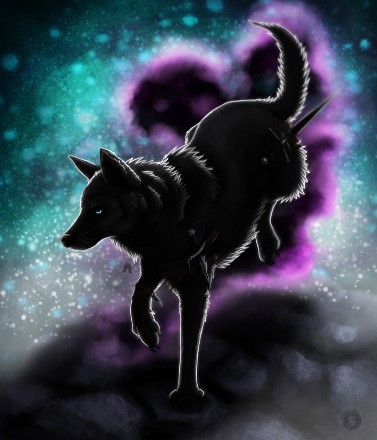 Фиолетовая волчица