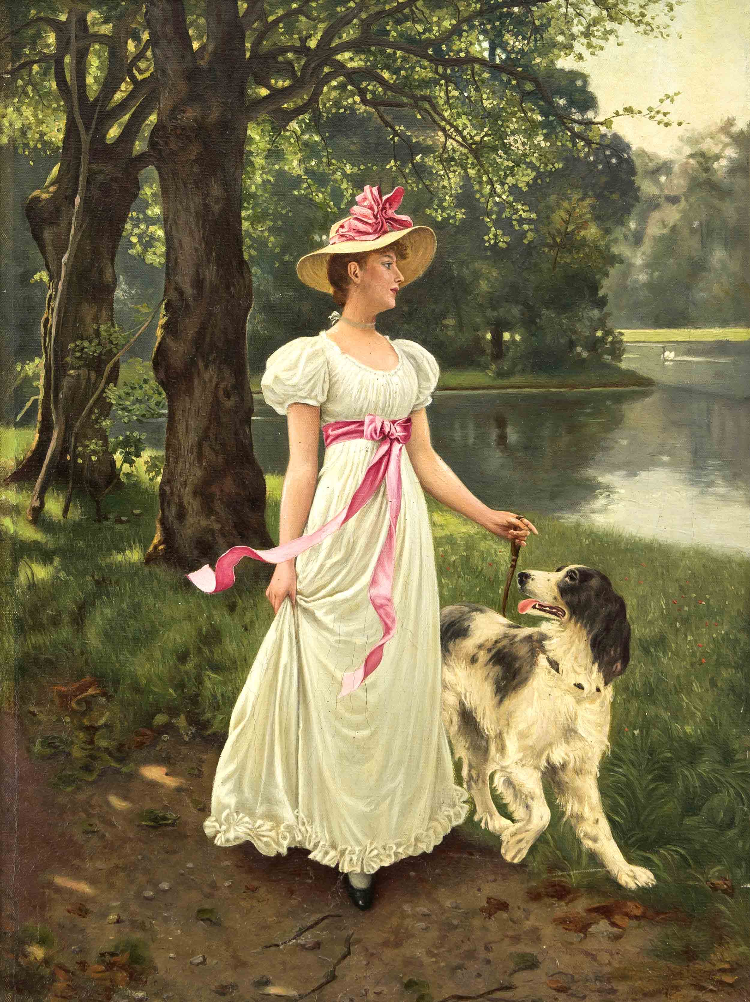 Шишкин дама с собачкой 1868