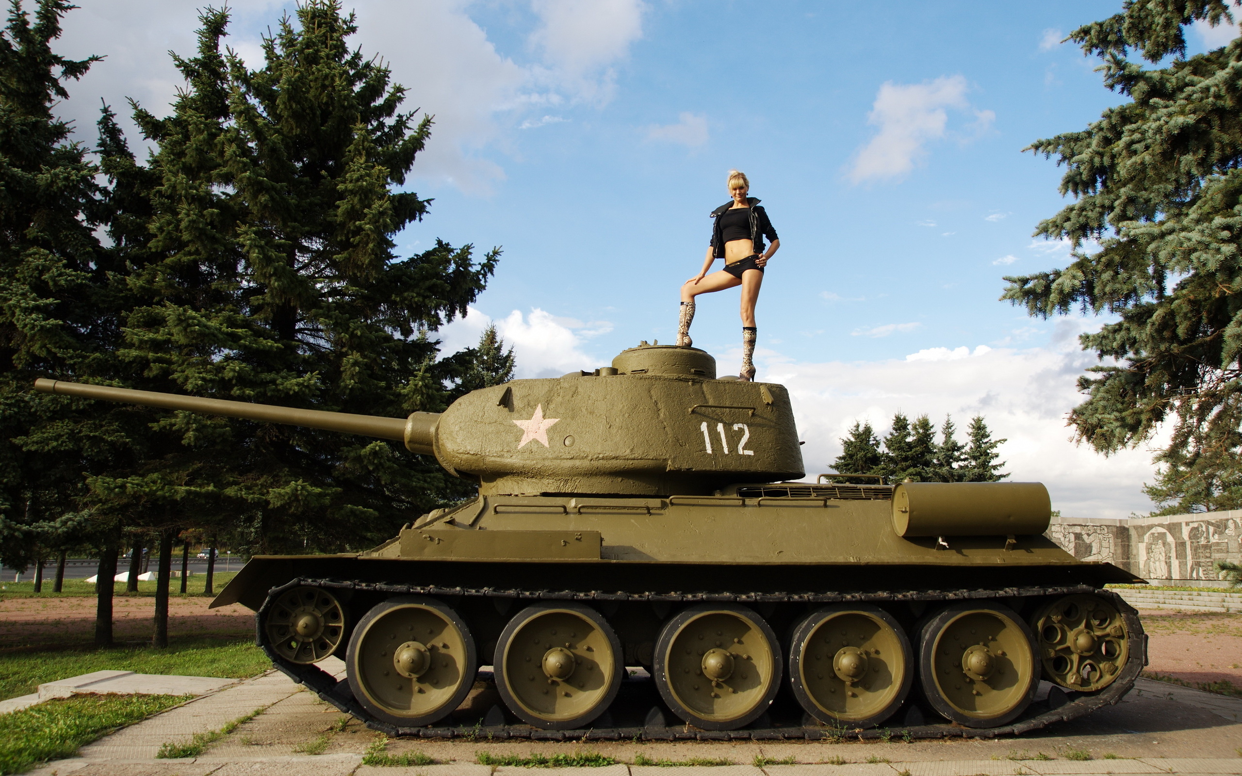 Девушки и танки т 34