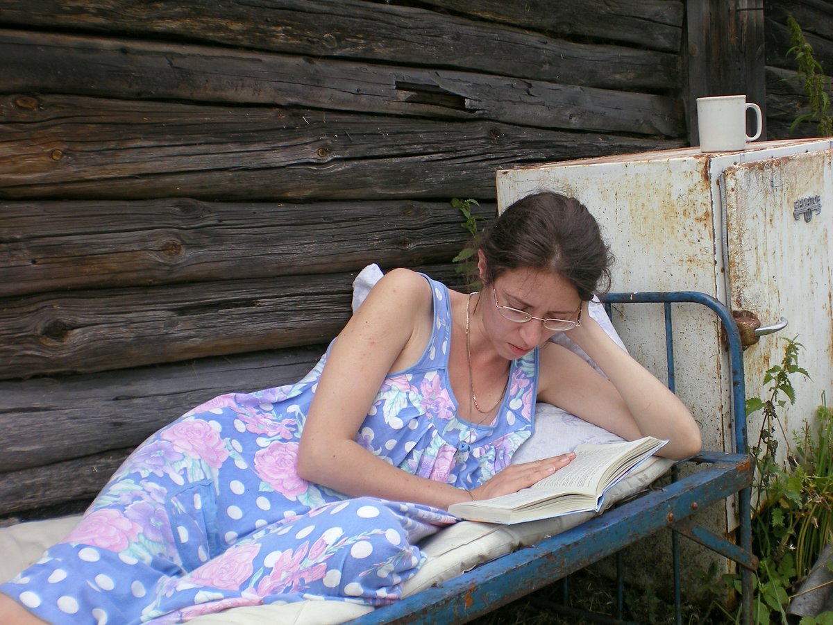 русское фото женщин на даче