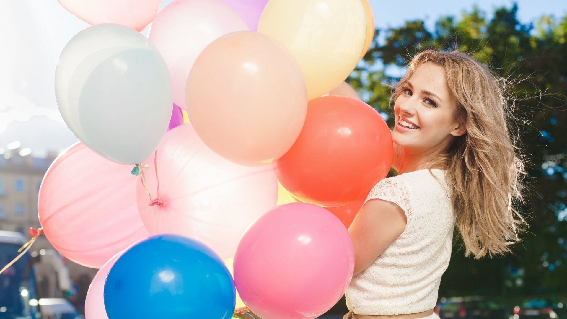 Идеи фото с шариками на день рождения девушке