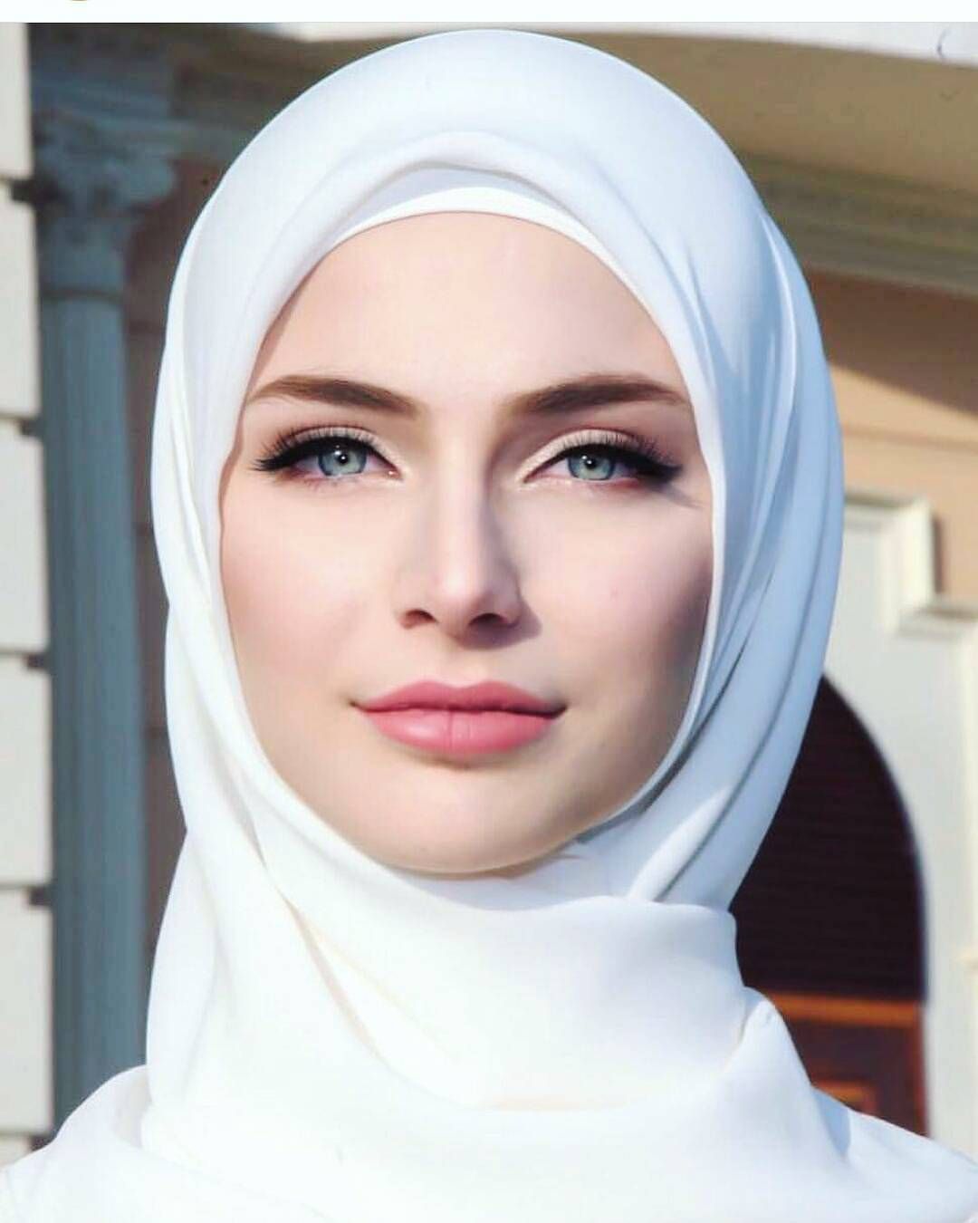 Как выглядит хиджаб на женщине фото