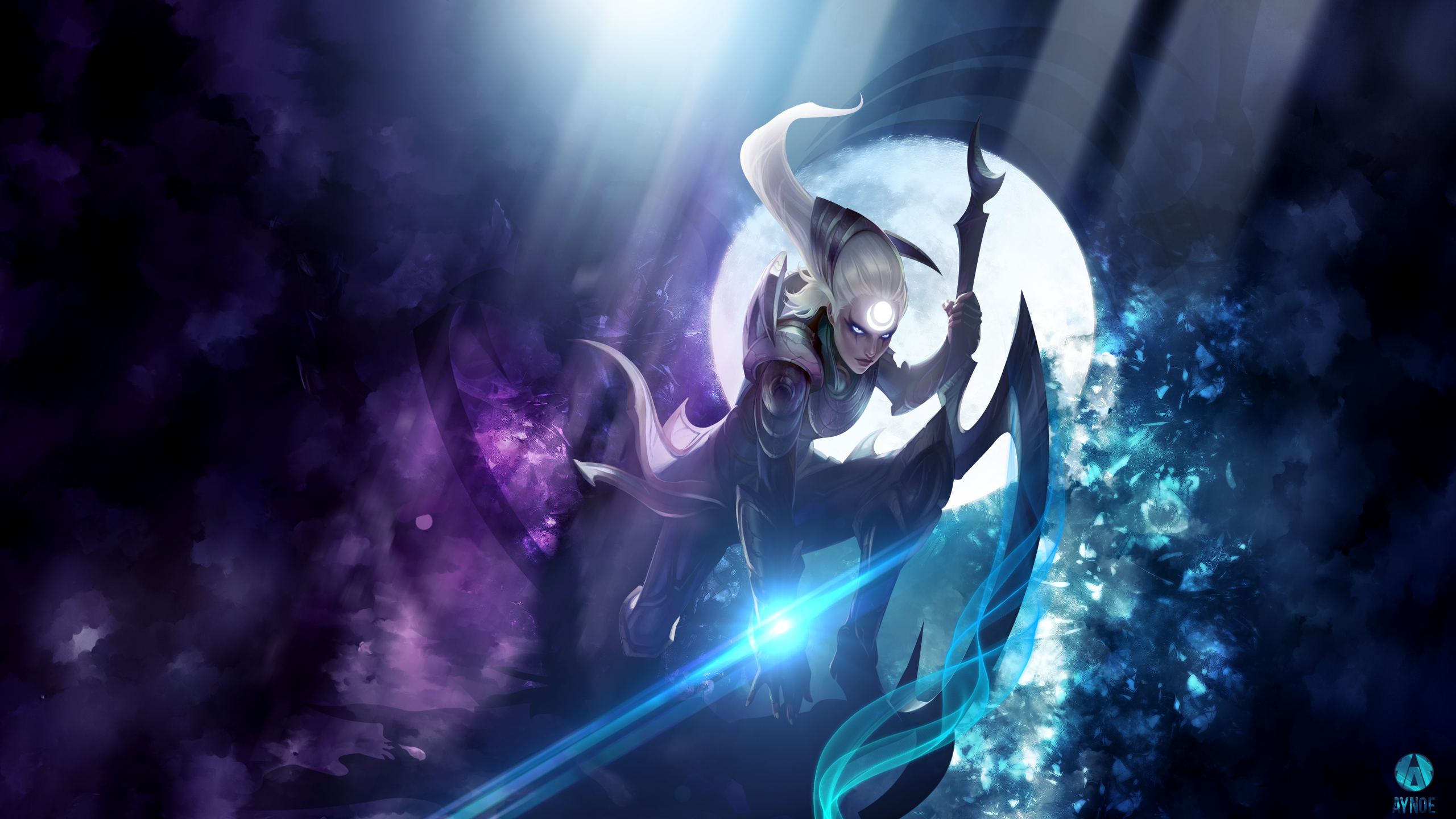 Диана лига легенд. League of Legends Diana 1920х1080. Diana lol Art. Diana League of Legends Wallpaper.