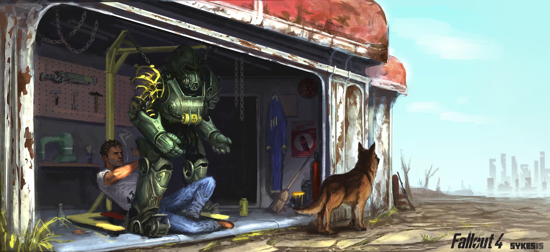 Fallout 4 кто такие искусство фото 36