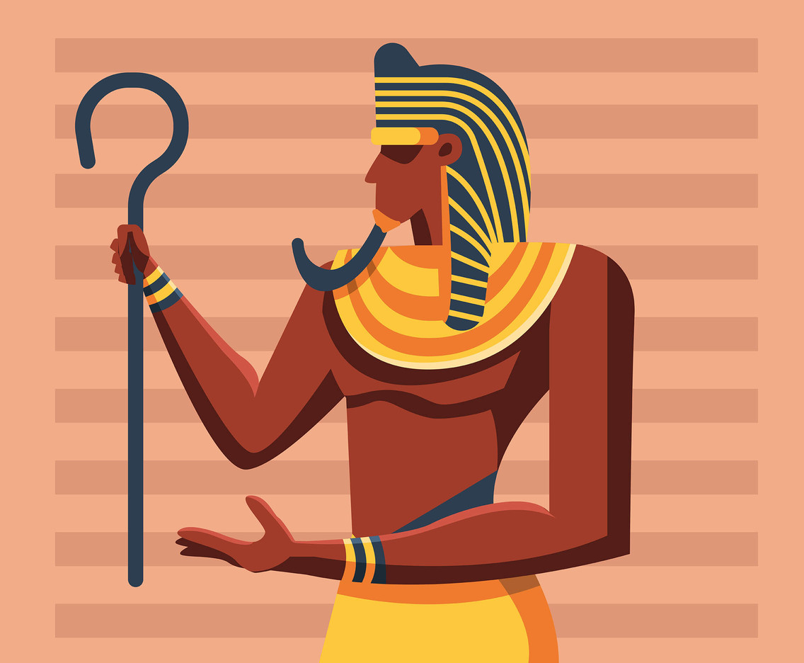 Фараон Египет вектор