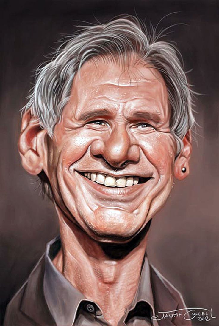 Harrison Ford caricature