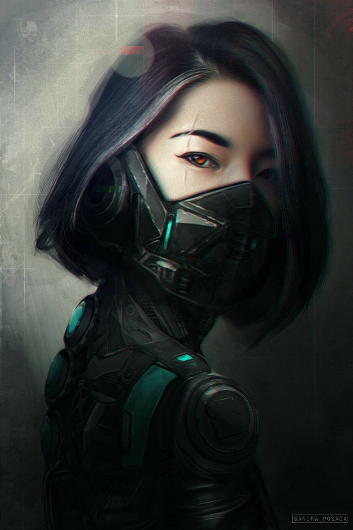 Cyberpunk avatar girl фото 32
