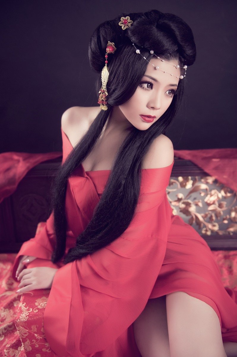 China beautiful girls. Чжан Синьюй Императрица.