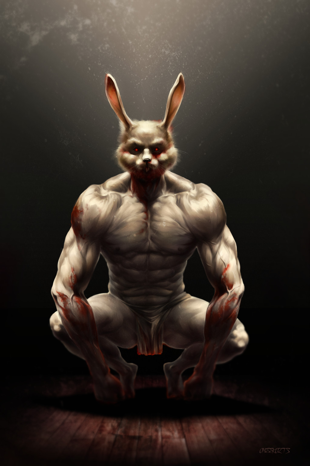 Демонический кролик Trevor Henderson