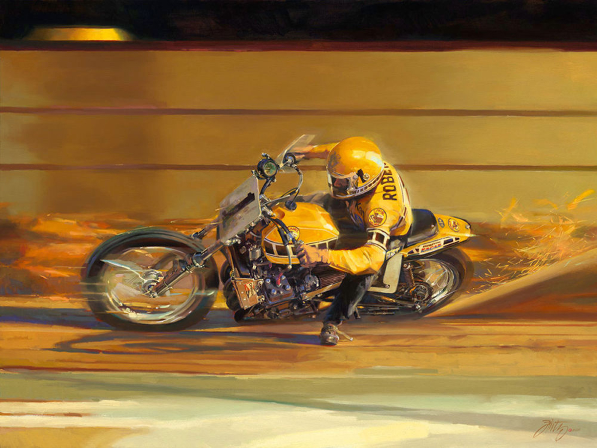 Картины с мотоциклом
