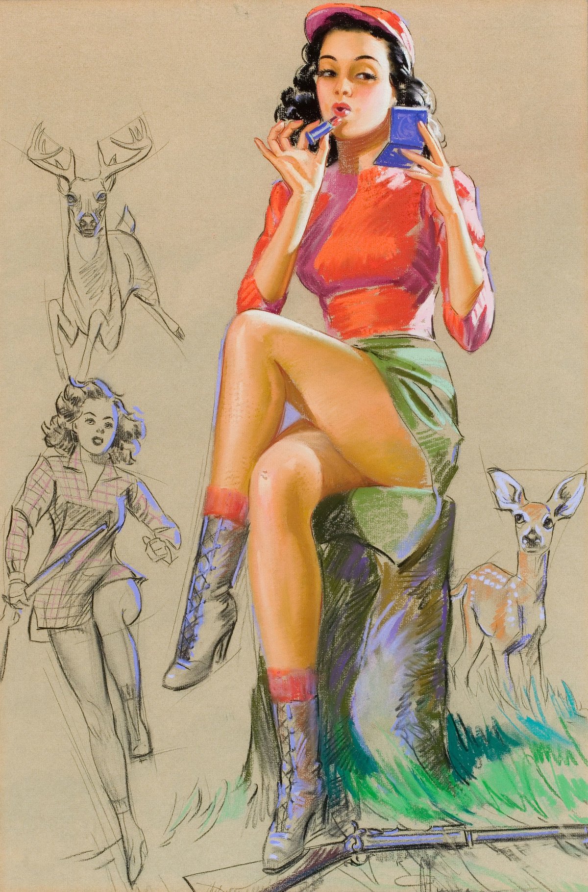 Modern pin up art graf von umnoff compositions of the count
