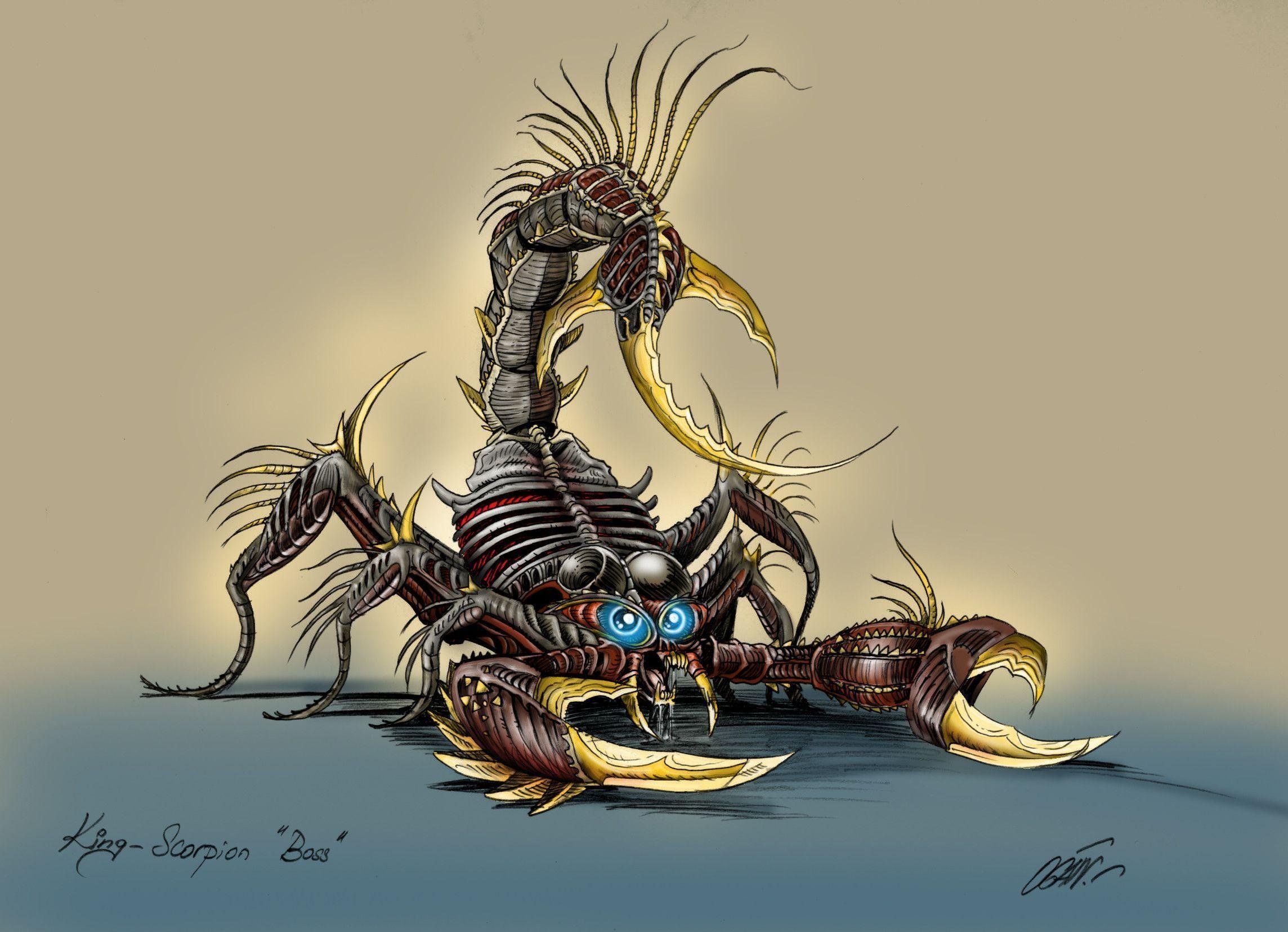 Гигантский Скорпион арт