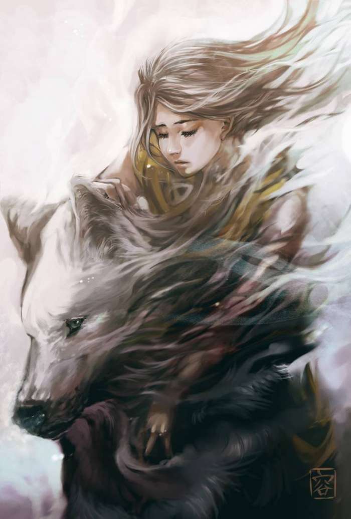 Девушка волк (52 фото)