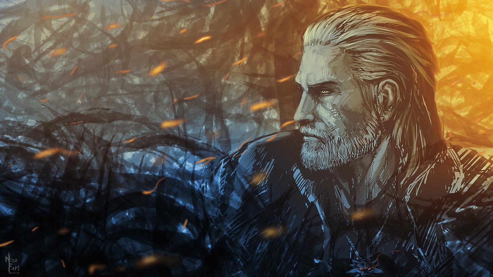 Geralt of rivia the witcher 3 фото 31