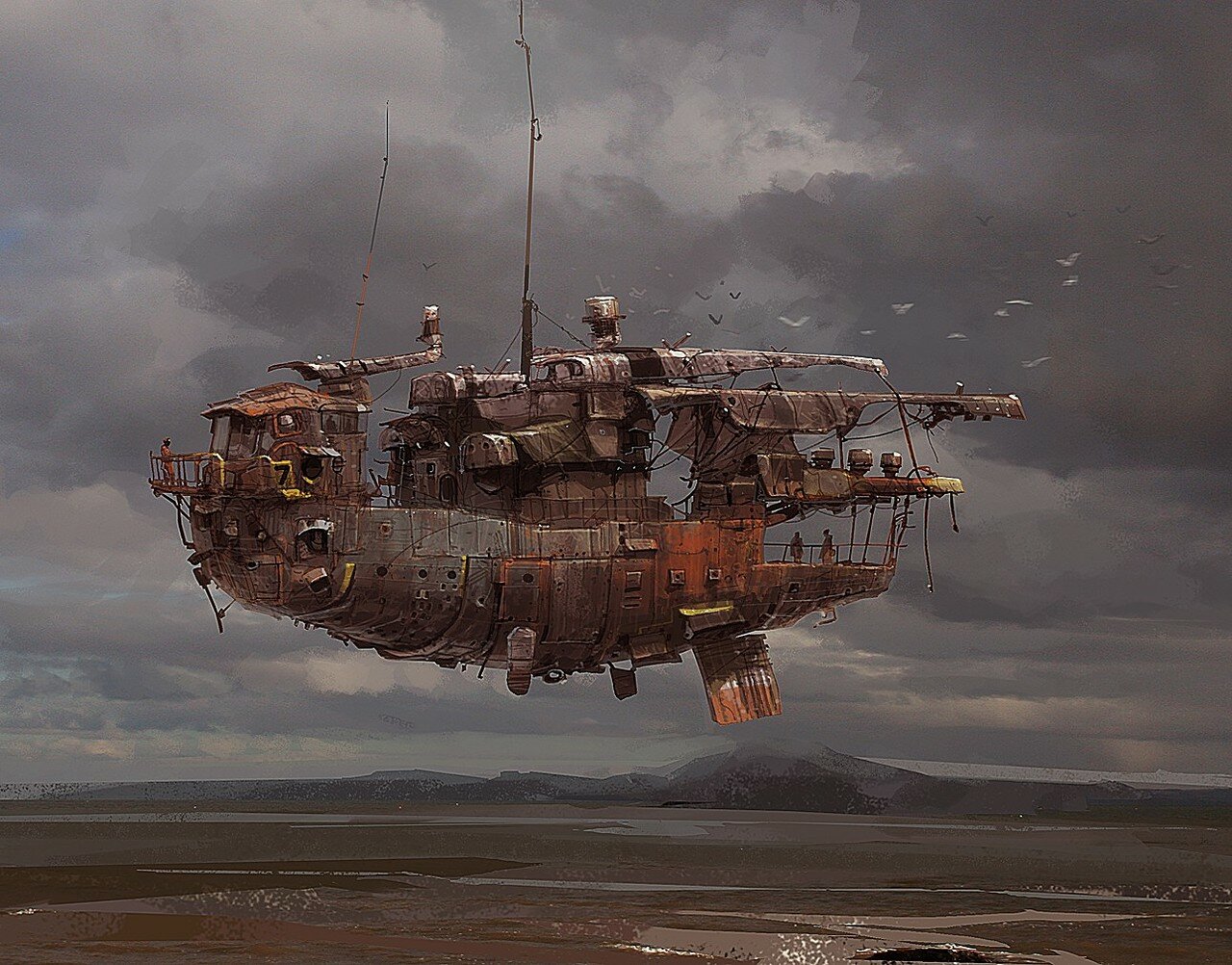 Fallout 4 летающий корабль фото 57
