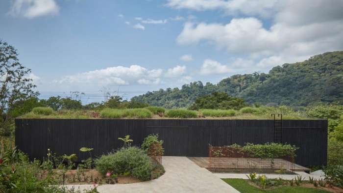 Дизайнеры креативно спрятали дом для отпуска в джунглях Коста-Рики