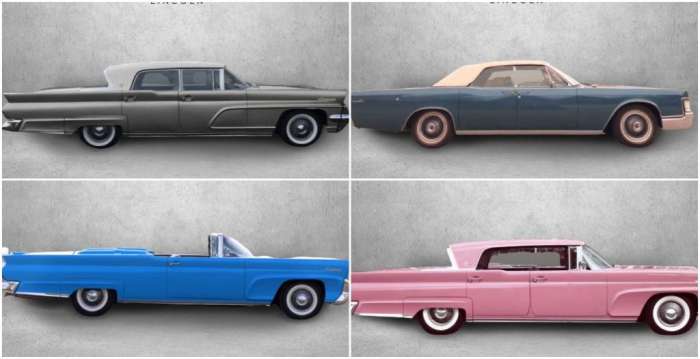 Эволюция Lincoln Continental от 1939 года до последнего образца 2017 года