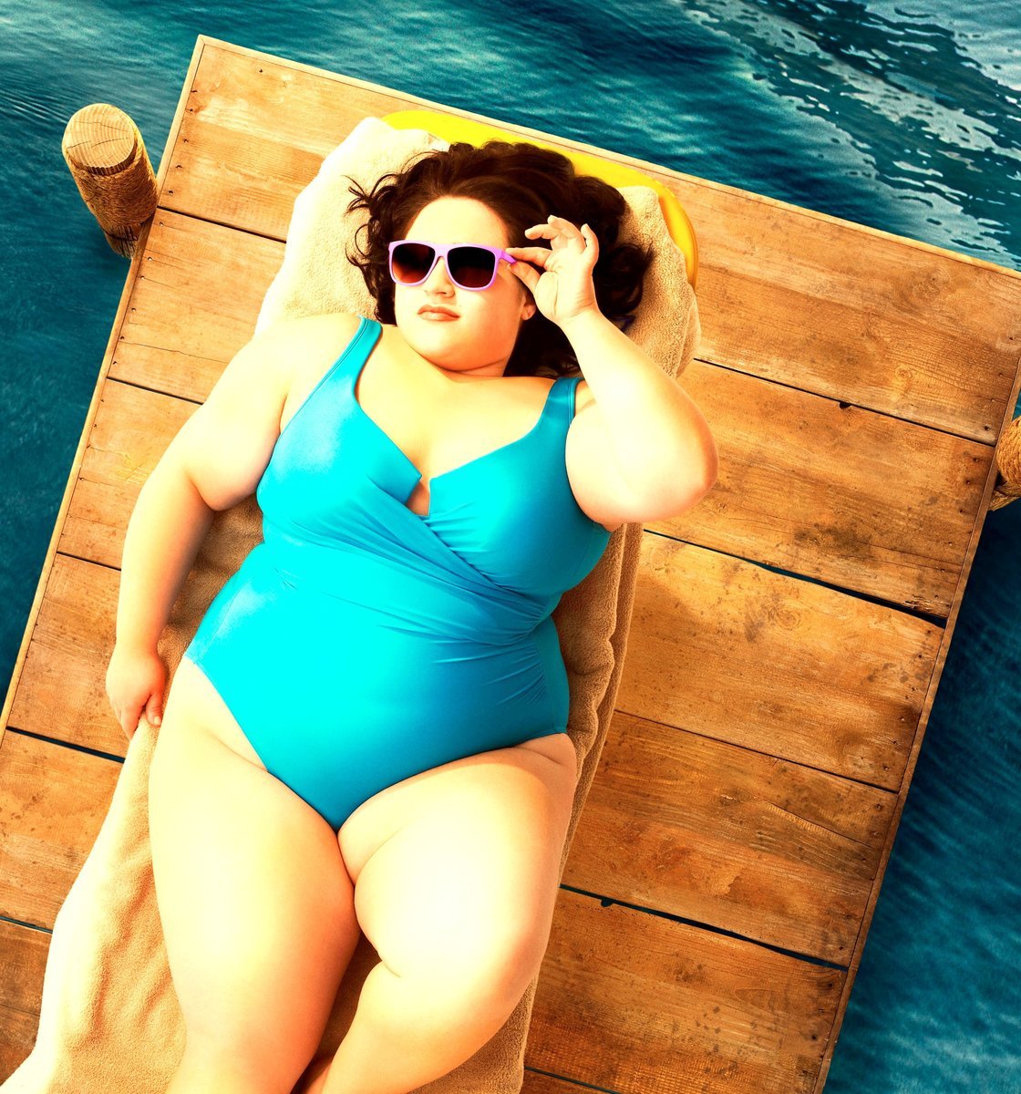 Фото толстых в купальнике