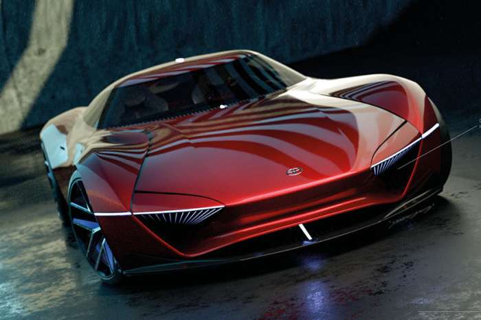 Дизайнер Дэвид Галлего представил, как будет выглядеть суперкар будущего от Toyota