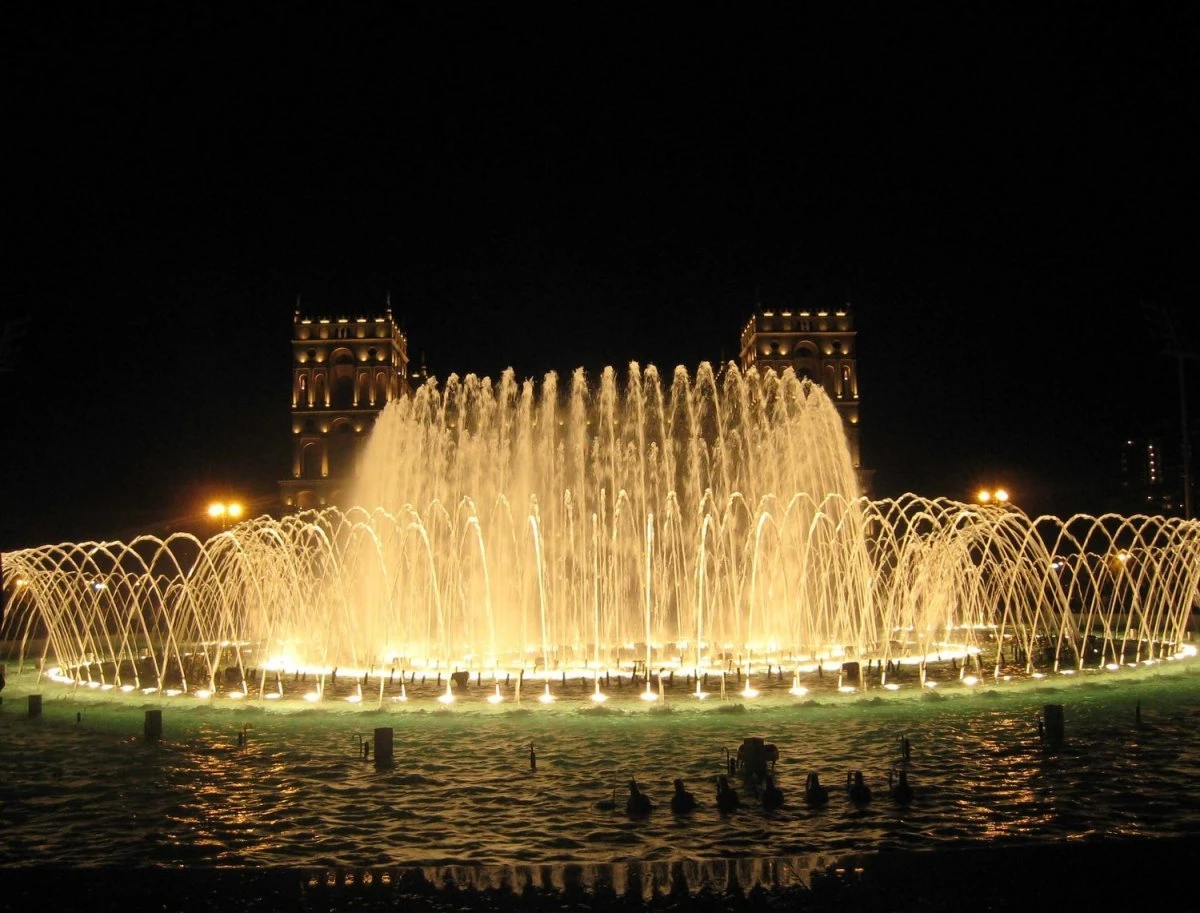 Баку фонтаны - 91 фото