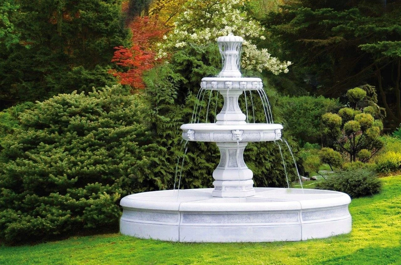 Садовый фонтан - 145 фото